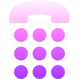 teclado de marcación icono
