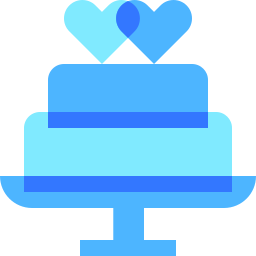 Wedding cake icon