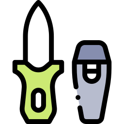 Dive knife icon