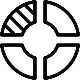 diagramme circulaire Icône