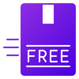 Free delivery icon