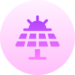 Solar panel icon