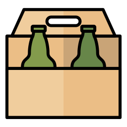 Держатель для бутылок иконка