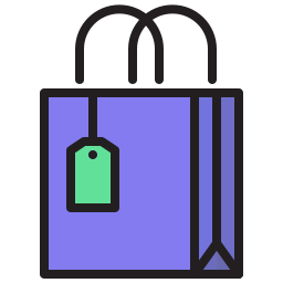 Shopping bag icon