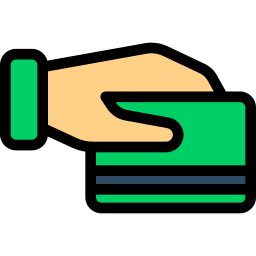 pago con tarjeta de crédito icono