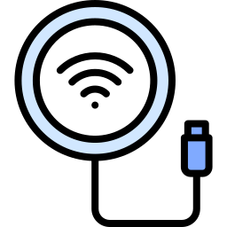 cargador inalámbrico icono