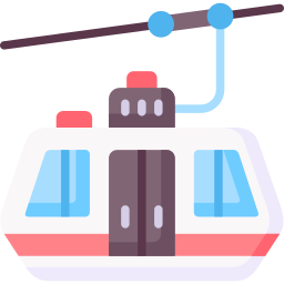 Cable car cabin icon