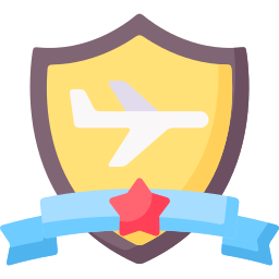 bezpieczny lot ikona