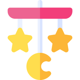 Crib toy icon