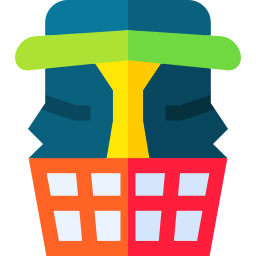 Tiki mask icon