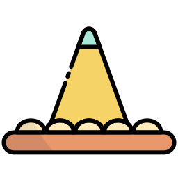 원뿔 모양 icon