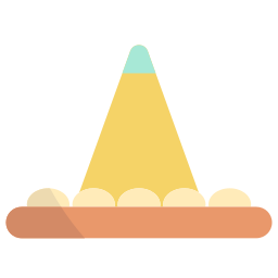 Cone shaped icon