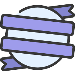 cinta circular icono