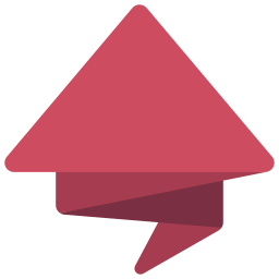 forma de triángulo icono