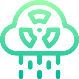 lluvia ácida icono
