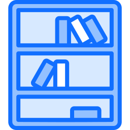 Book shelves icon