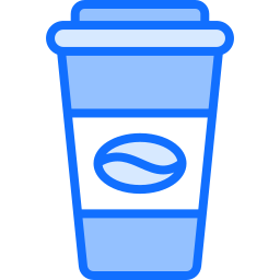 Cold coffee icon