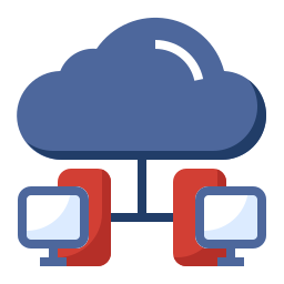 datos en la nube icono