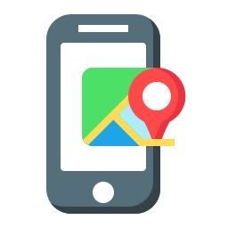 Mobile map icon