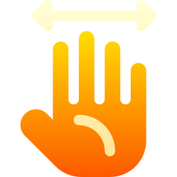 reconocimiento de manos icono
