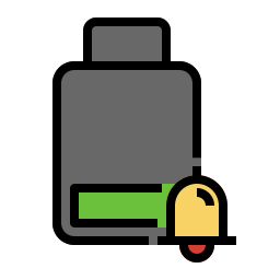バッテリー残量低下 icon
