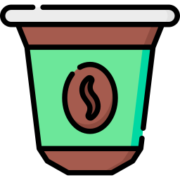 cápsula de café icono
