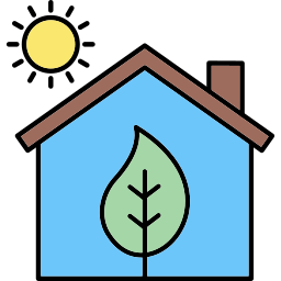 eco-huis icoon