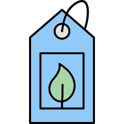 Eco tag icon