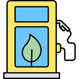 gasolina ecológica icono