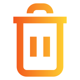 Trash can icon