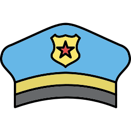 chapéu policial Ícone