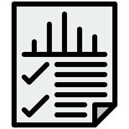 diagramme à bandes Icône