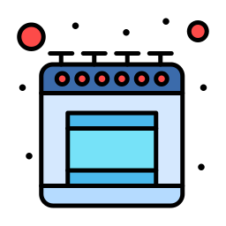 Gas stove icon