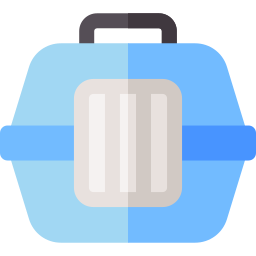 Pet carrier icon