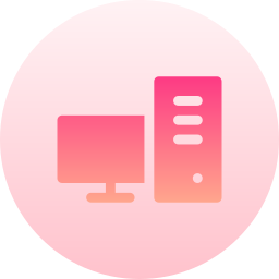 Desktop computer icon