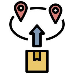 배송 및 배송 icon