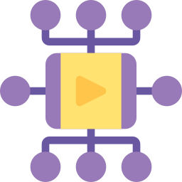 Video advertising icon