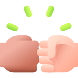 Fist bump icon