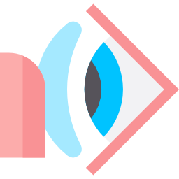lentes de contacto icono