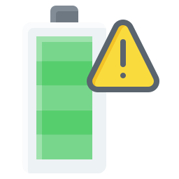 Warning sign icon