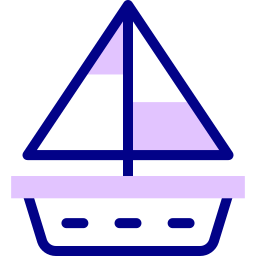 bateau jouet Icône