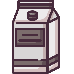 caixa de leite Ícone
