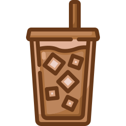 mrożona kawa ikona