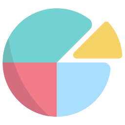 gráfico de pizza Ícone