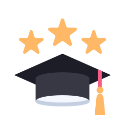 Graduate hat icon