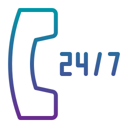 soporte 24 horas icono