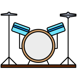 Drum set icon