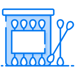 tamponi di cotone icona