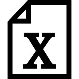 엑셀 파일 icon