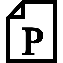 Powerpoint file icon